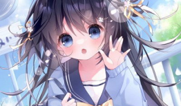 漫画少女照片,穿越时空的青春记忆